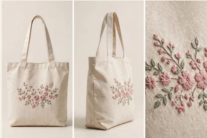 Printed Market Tote